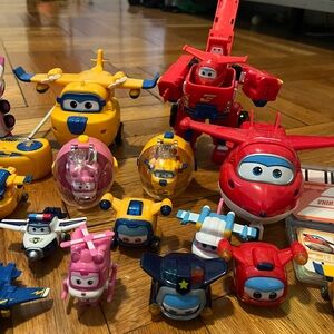 Lot of Super Wings toys!